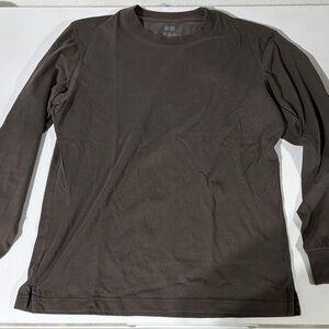 Uniqlo Japan Gray Airism Long Sleeve Small